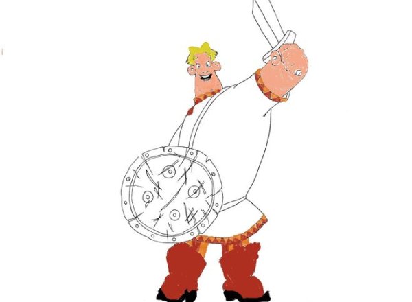 Алёша Попович и Тугарин змей раскраска