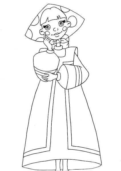 Алеша Попович и тцгарин ЗМЕЙРАСКРАСКА