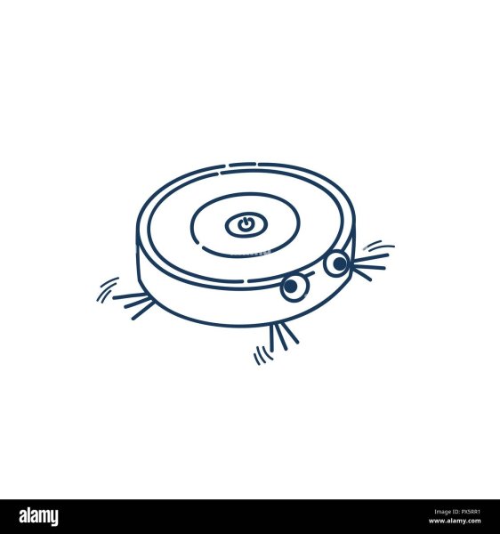 Робот пылесос рисунок