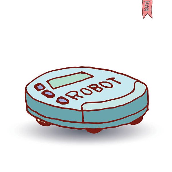 Робот пылесос вектор
