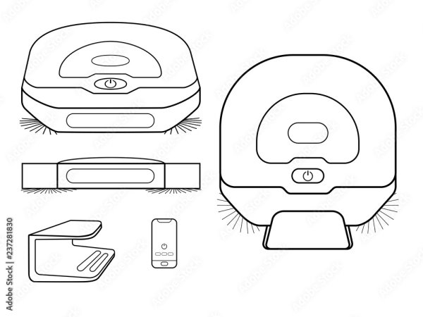 Робот пылесос раскраска