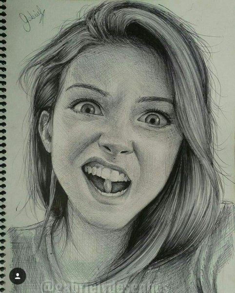 Эмоциональный портрет карандашом