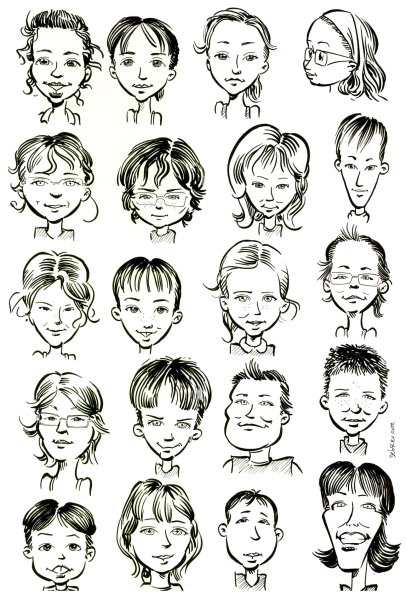 Нарисовать лицо ребенка