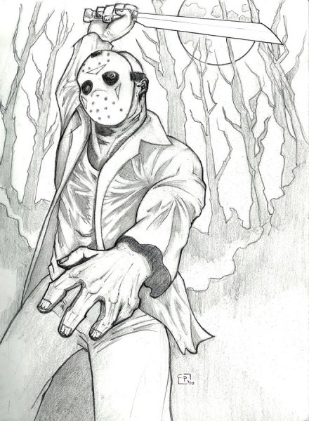 Джейсон Вурхис нарисовать