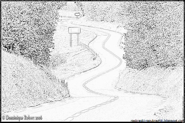 Раскраски в дорогу