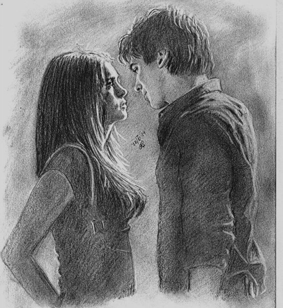 Дневники вампира Елена рисунок