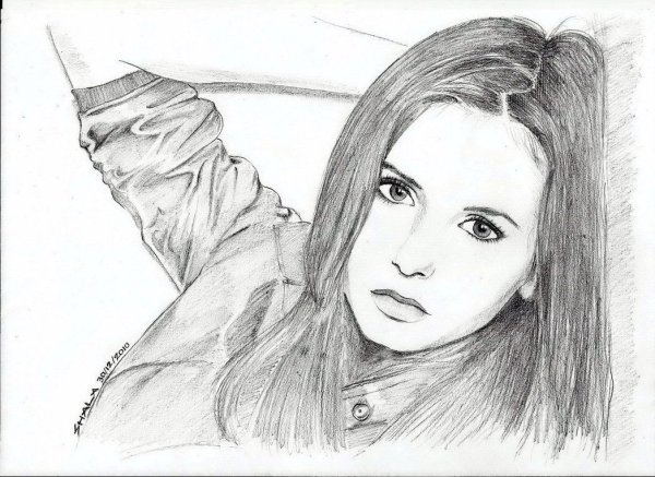 Елена Гилберт для срисовки