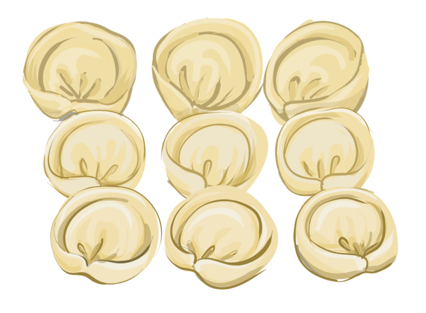 Пельмешки нарисованные