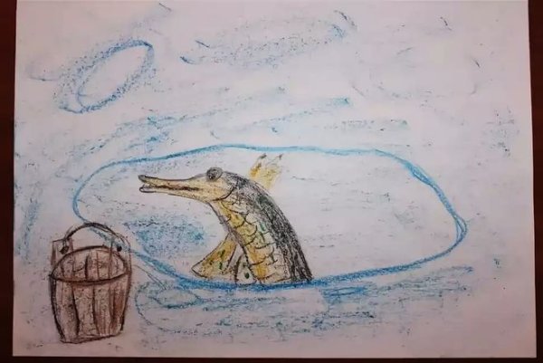 Щука силуэт