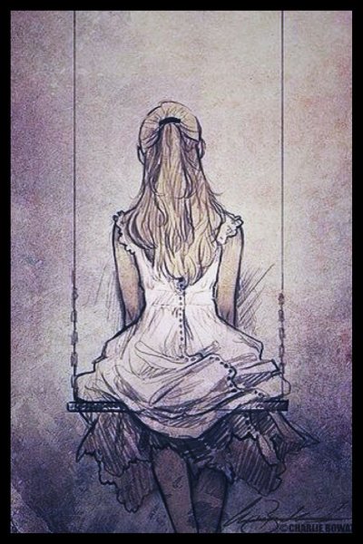 Рисунки карандашом девушки со спины