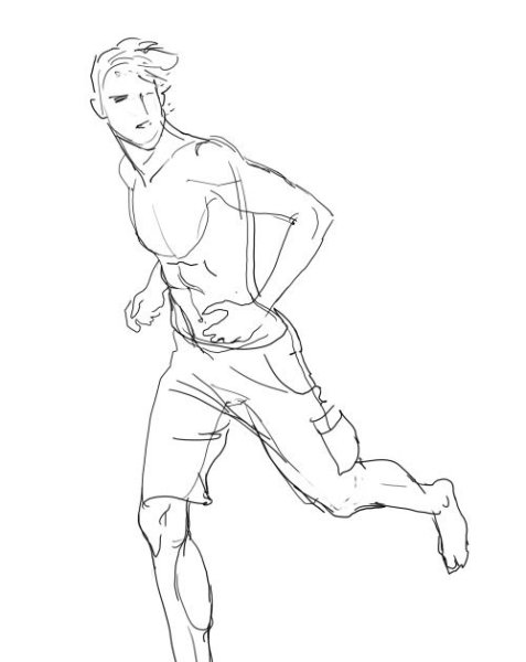 Бег референс аниме