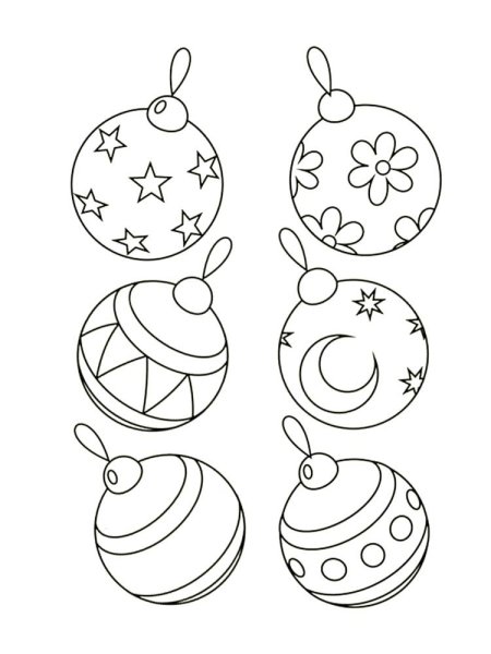 Рисование новогодней игрушки