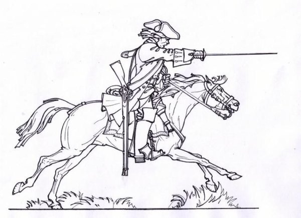 Гусары рисунок 1812