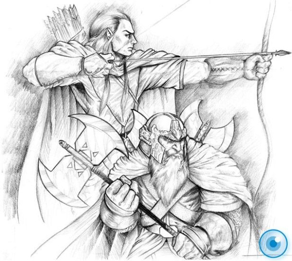 Леголас Тауриэль Гимли