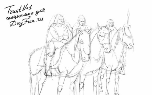 Властелин колец рисунки лёгкие