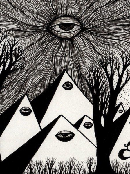 Психоделические рисунки карандашом