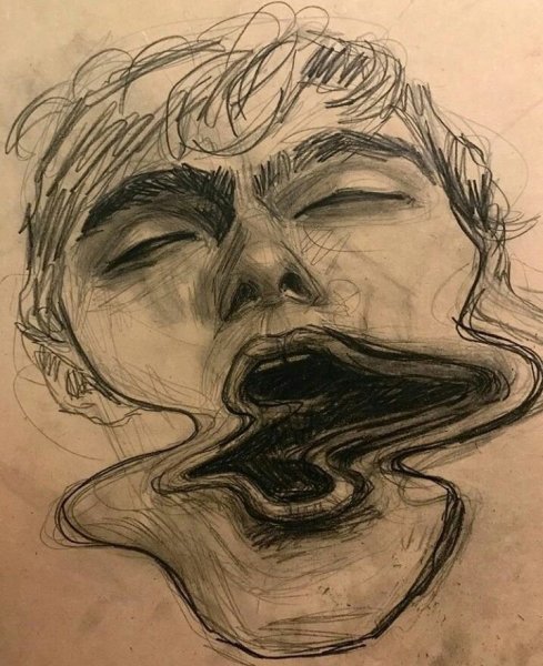 Психоделические рисунки карандашом