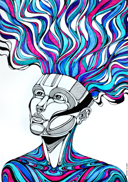 Психоделика ручкой