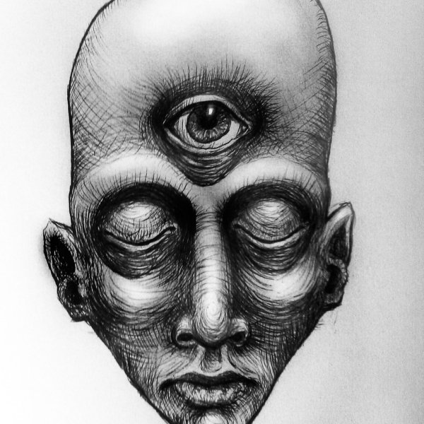 Черно белые психоделические