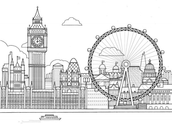 Биг Бен поэтапно