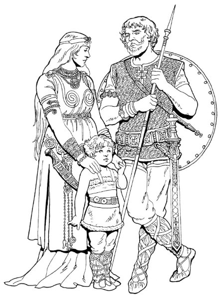 Библейские женщины раскраска