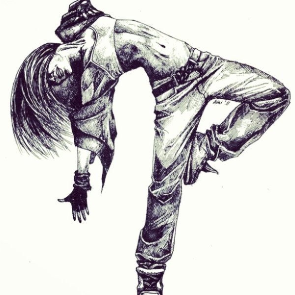 Зарисовки людей в танце