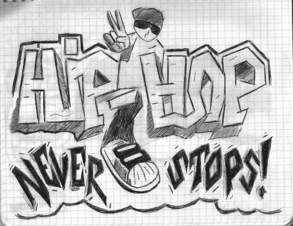 Картинки граффити карандашом