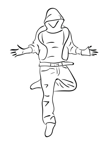 Хип хоп граффити карандашом