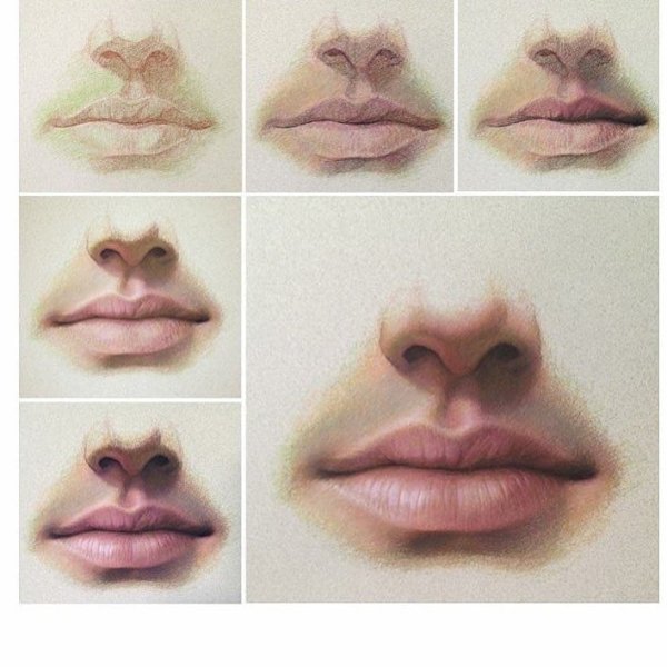 Губы референс реализм