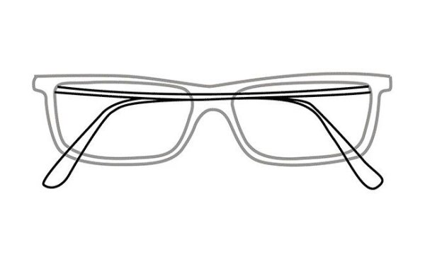 Очки раскраска для детей