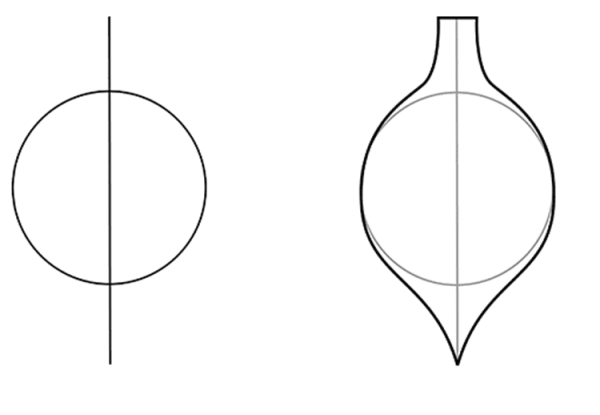 Векторная елочная игрушка