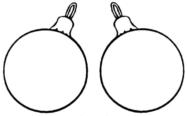 Новогодняя ветка с игрушками карандашом