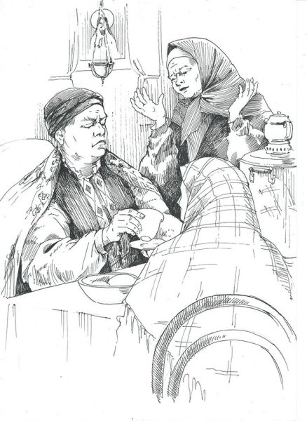 Иллюстрации к произведению Островского гроза