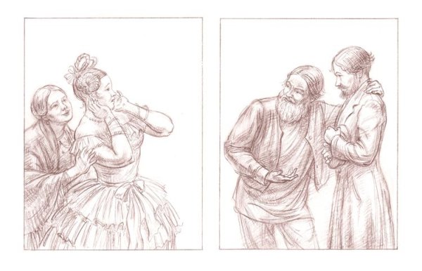 Островский свои люди сочтемся иллюстрации