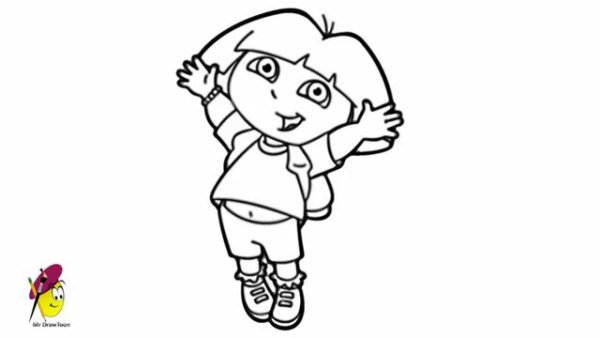 Dora певица нарисованная