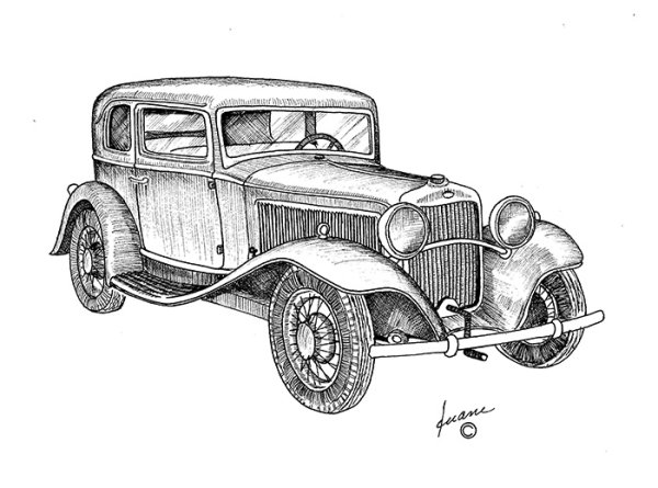 Audi a4 avant Sketch