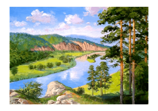 Природа Башкортостана рисунки