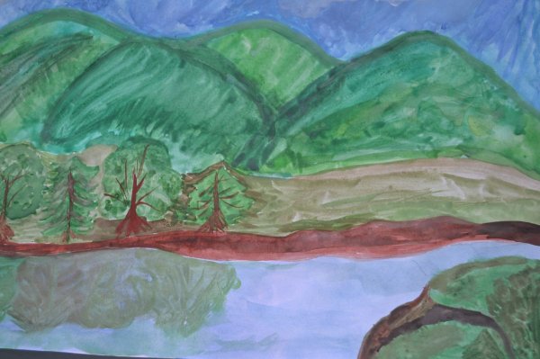 Природа Башкортостана рисунки