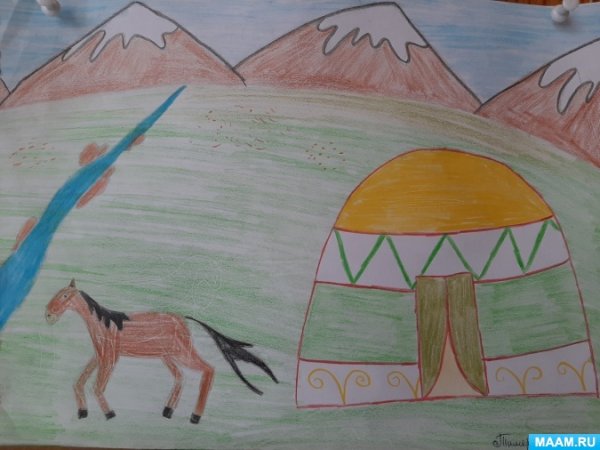 Природа Донбасса рисунок