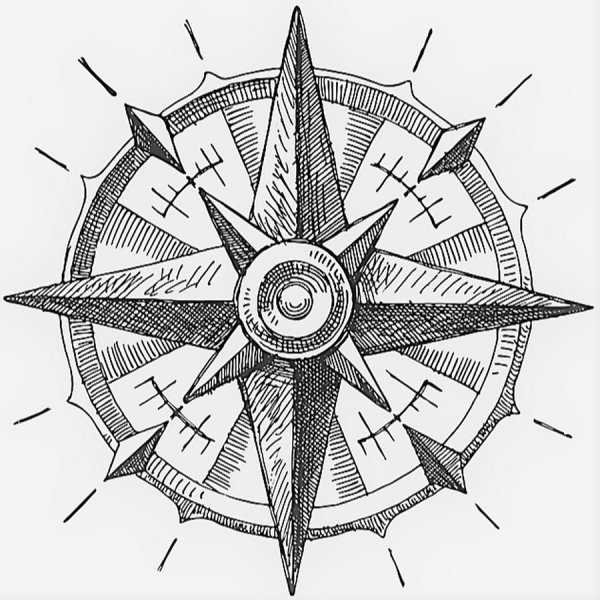 Компас роза ветров