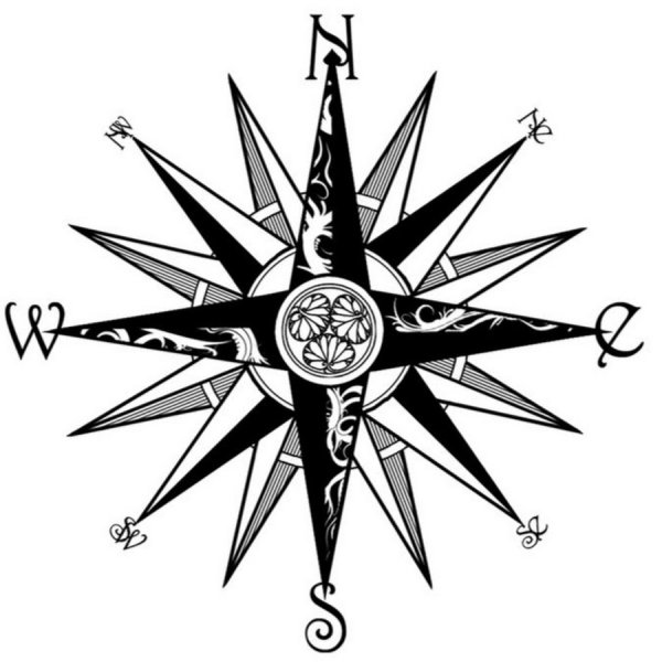 Восьмиконечная звезда роза ветров