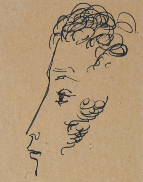 Александр Сергеевич Пушкин профиль