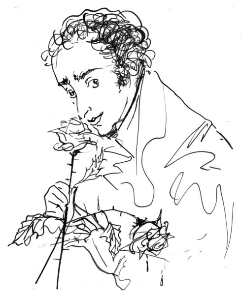 Александр Сергеевич Пушкин профиль