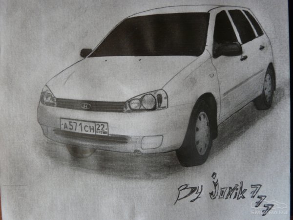 Рисунок Лада Калина универсал