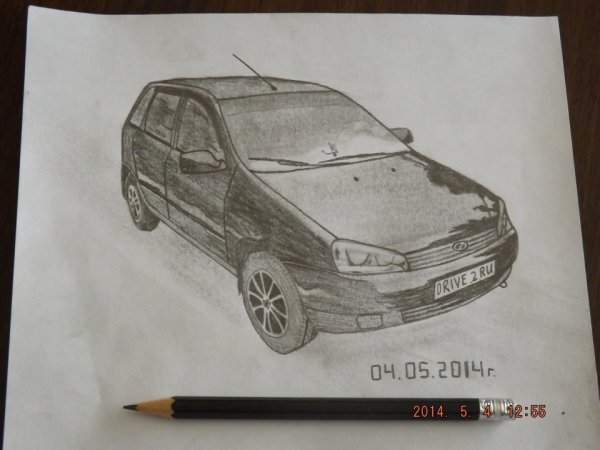 Рисунок Лада Калина 1117