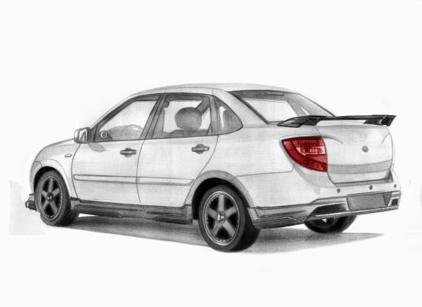 Лада Калина 2 универсал чертеж