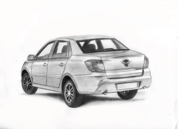 Раскраска Лада Гранта 2190