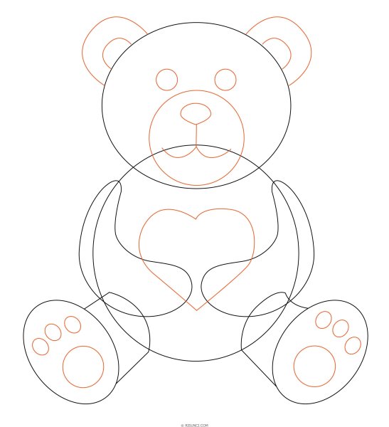 Раскраска "мишки"