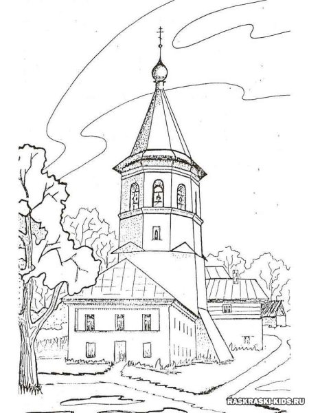 Храм Христа Спасителя зарисовка