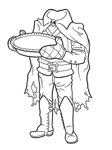 Всадник без головы эскиз